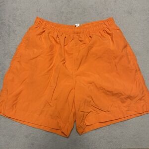 Polo Sport Ralph Lauren Swim Trunks Mens Medium Orange Nylon Mesh Lined Beach